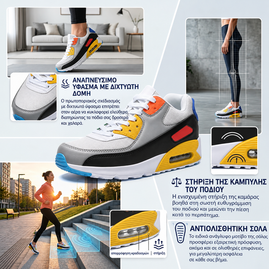 🔥 Τελευταία μέρα! Έκπτωση 70% 🎁 Άνετα αθλητικά παπούτσια — ορθοπεδικά υποδήματα σχεδιασμένα για άτομα με προβλήματα στα πόδια ✅ Προσφέρουν υποστήριξη της καμάρας και ανακουφίζουν από τον πόνο στις αρθρώσεις και τα πόδια.