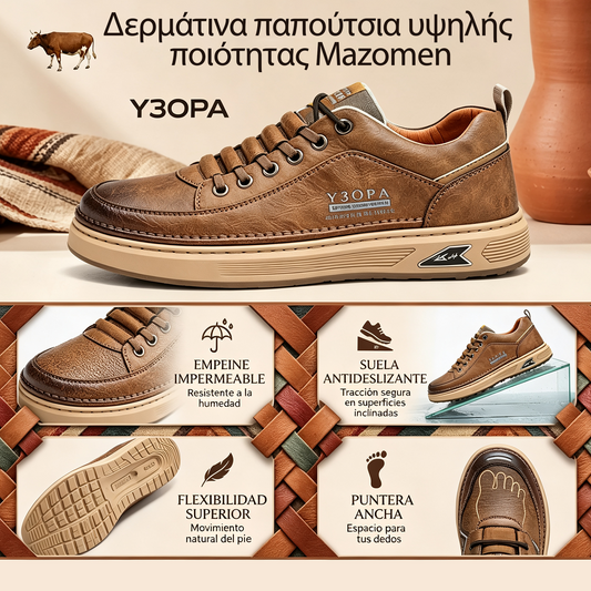 🎉Τελευταία μέρα! 50% έκπτωση✅ Ορθωτικά παπούτσια κατάλληλα για προβλήματα ποδιών, άνετα δερμάτινα παπούτσια, στηρίζουν την καμάρα και ανακουφίζουν από τον πόνο στις αρθρώσεις και το πέλμα.