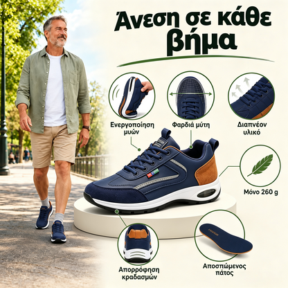 🔥Τελευταία μέρα! 70% έκπτωση! Mazomen®✅ Ορθωτικά ιατρικά παπούτσια σχεδιασμένα ειδικά για άτομα με προβλήματα στα πόδια, παρέχοντας στήριξη στην καμάρα και ανακουφίζοντας από τον πόνο στην πλάτη, τις αρθρώσεις και τα πόδια.