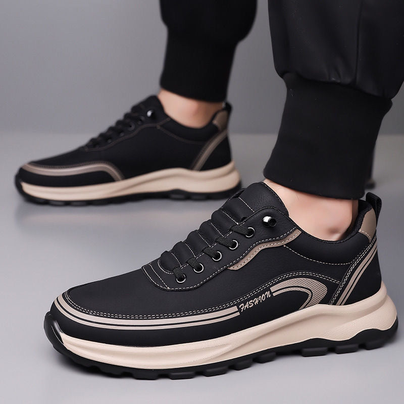 Mazomen®【⏰Μαύρα 50% έκπτωση👟】 Παπούτσια πεζοπορίας | δέρμα υψηλής ποιότητας | ραμμένα στο χέρι