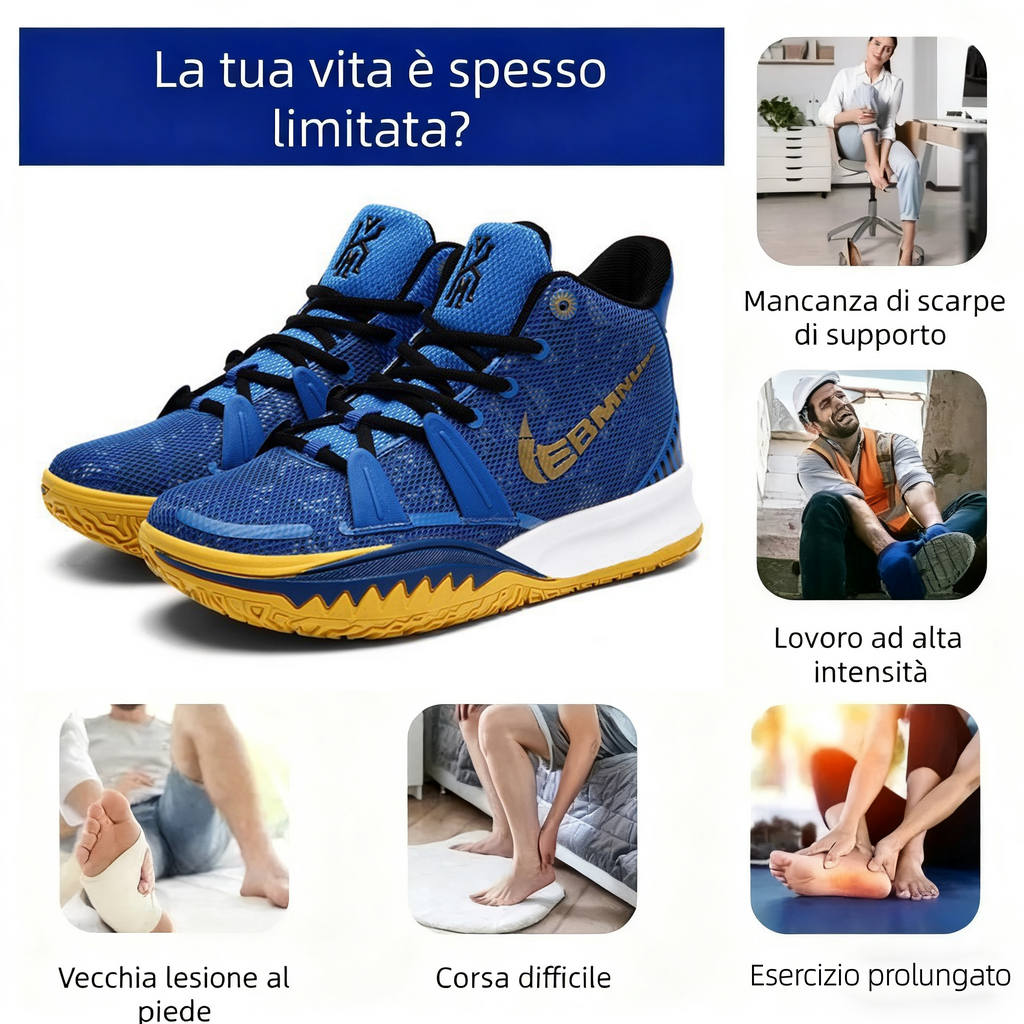 🔥Ultimo giorno! Sconto del 30%! ⏰Scarpe sportive correttive di lusso da uomo dal design ergonomico✅ Morbide e comode con un supporto eccellente🦶 - Alleviano efficacemente il dolore al piede