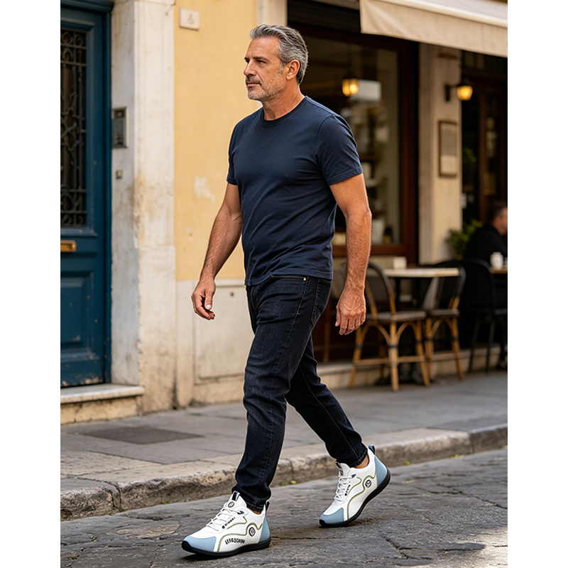 Mazomen® 【⏰Μισή τιμή σήμερα👟】 Αυτά τα παπούτσια είναι κατάλληλα για ολοήμερες δραστηριότητες | Σχεδιασμός υποστήριξης καμάρας | Ανακουφίζει αποτελεσματικά από την κόπωση | Ανακουφίζει από τον πόνο | Διορθώνει το βάδισμα | Αδιάβροχα και αντιολισθητικά👞