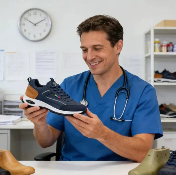 Mazomen® 【⏰Μισή τιμή σήμερα👟】 Αυτά τα παπούτσια είναι ιδανικά για ολοήμερες δραστηριότητες | Σχεδιασμός στήριξης καμάρας | Ανακουφίζει αποτελεσματικά από την κόπωση | Ανακουφίζει από τον πόνο | Βελτιωμένη αδιάβροχη και αντιολισθητική απόδοση👞