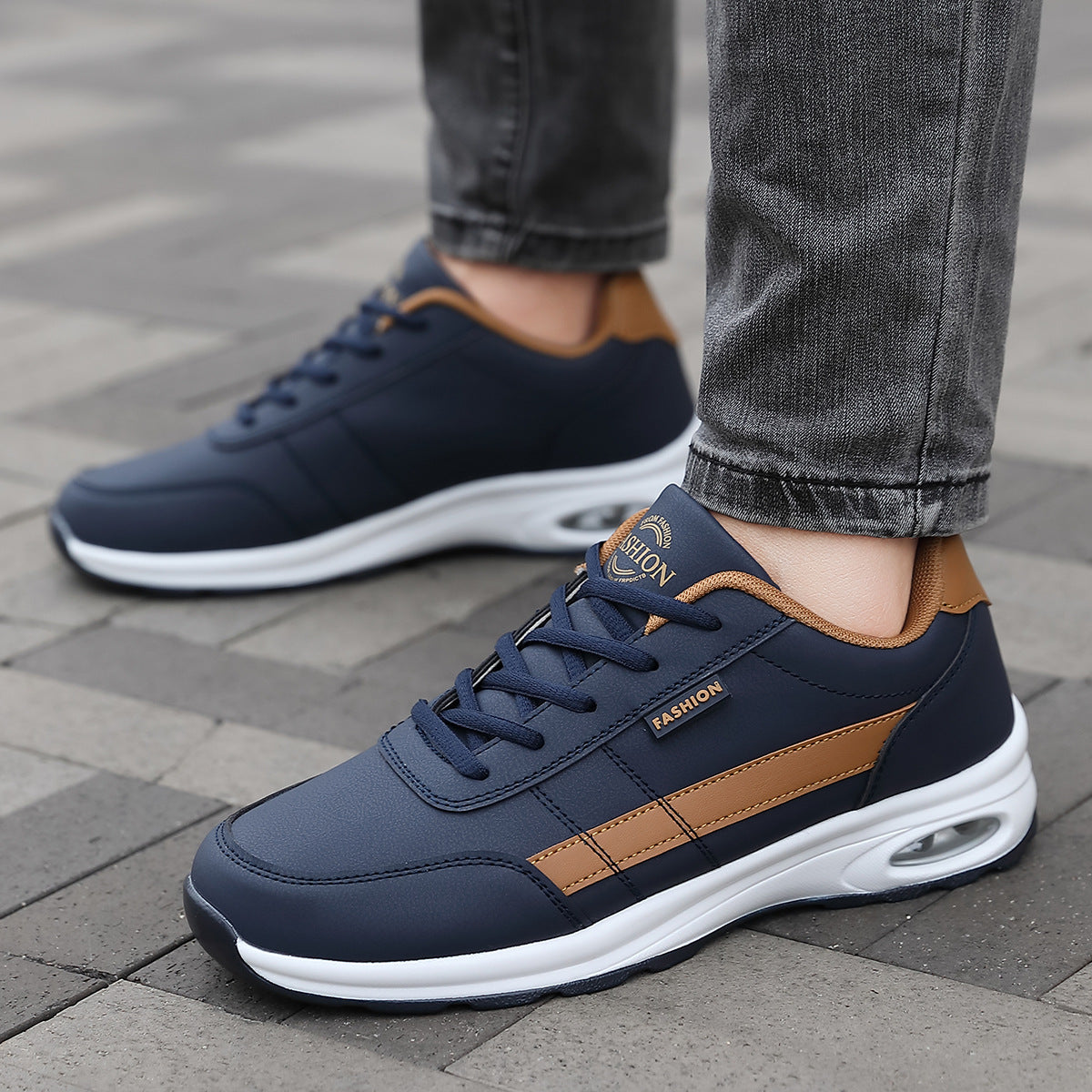 Mazomen® 【⏰Νέες Αφίξεις με 50% Έκπτωση - Μόνο Σήμερα🔥】 Casual Παπούτσια για Πεζοπορία 👞 | Αναβαθμισμένη Σόλα με Αερόστρωμα | Ανακουφίζει από τον Πόνο του Ποδιού | Άνετα και Αναπνέοντα | Υποστήριξη Αψίδας ✅