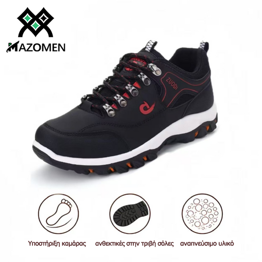 Mazomen® 【🔥50% Έκπτωση】Άνετα αθλητικά παπούτσια👟 | Στήριξη καμάρας | Αντιολισθητικά και αδιάβροχα | Ανακουφίζει από τον πόνο των ποδιών | Διορθώνει το βάδισμα