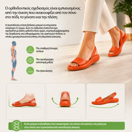 🎉Τελευταία μέρα! 50% έκπτωση! ✅ Γυναικεία σανδάλια, δροσερά και αναπνεύσιμα, ορθοπεδικά ιατρικά παπούτσια σχεδιασμένα ειδικά για άτομα με προβλήματα στα πόδια, που ανακουφίζουν από τον πόνο και επιτρέπουν άνετο περπάτημα.
