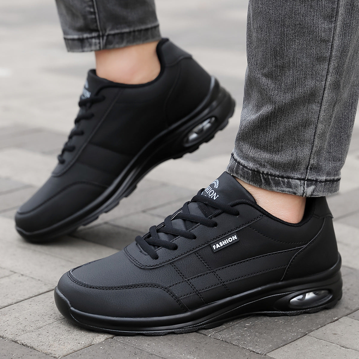 Mazomen®【⏰50% έκπτωση σε νέα προϊόντα, μόνο για σήμερα】 Ανδρικά casual παπούτσια 👞Αναβαθμισμένη έκδοση με αερόσολα | άνετα και αναπνεύσιμα|στήριξη στην καμάρα ✅ τιμή προσφοράς