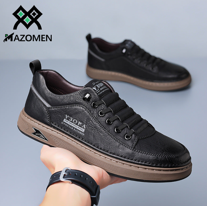 Mazomen®【⏰50% έκπτωση για περιορισμένο χρονικό διάστημα! 】Πολυτελή δερμάτινα παπούτσια από αυστραλιανό δέρμα μοσχαριού | ανακούφιση από τον πόνο στα πόδια για 3 ημέρες