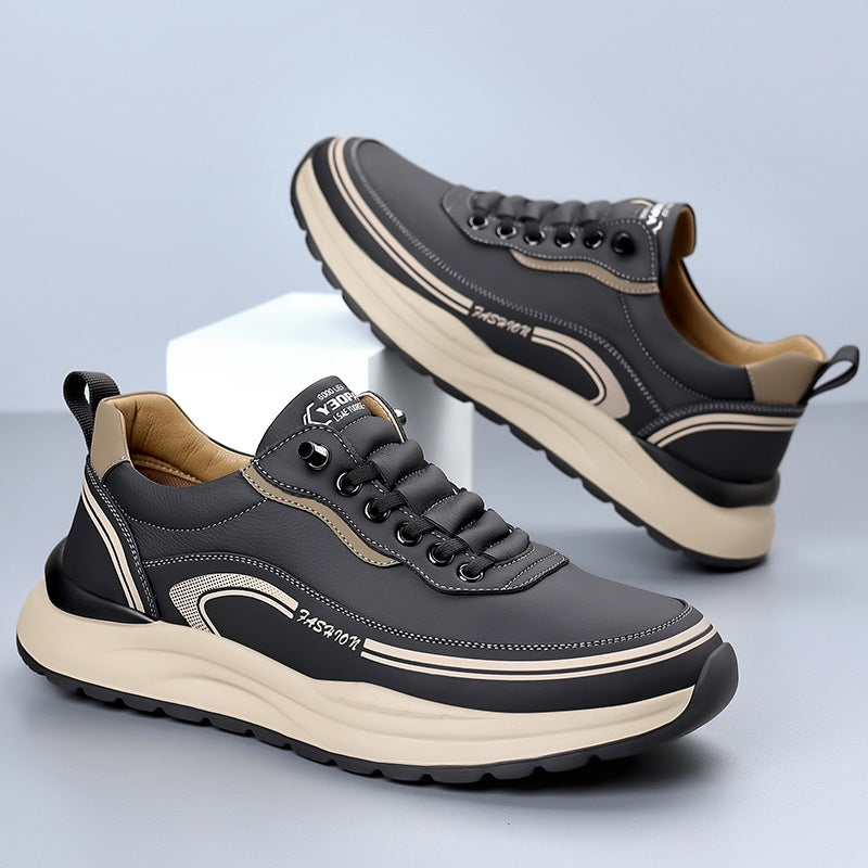 Mazomen®【⏰Μαύρα 50% έκπτωση👟】 Παπούτσια πεζοπορίας | δέρμα υψηλής ποιότητας | ραμμένα στο χέρι