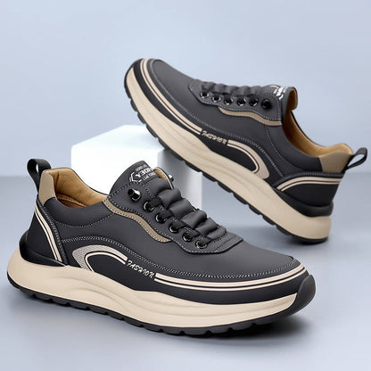 Mazomen®【⏰Μαύρα 50% έκπτωση👟】 Παπούτσια πεζοπορίας | δέρμα υψηλής ποιότητας | ραμμένα στο χέρι