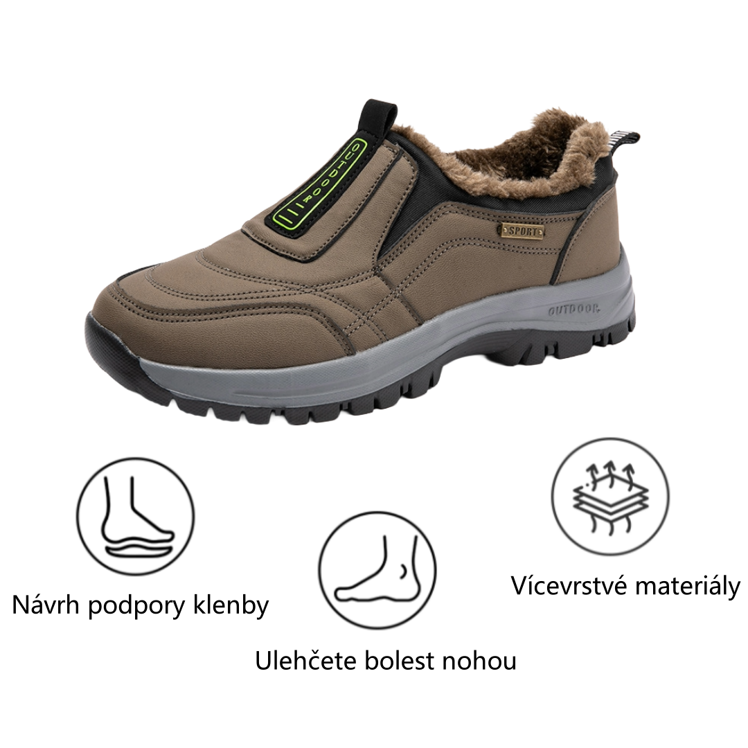 ⚡Omezený slevy 50% —— Ergonomická ortopedická obuv s chloupkatou podšívkou, ulevuje od bolestí nohou, zad a kloubů, unisex