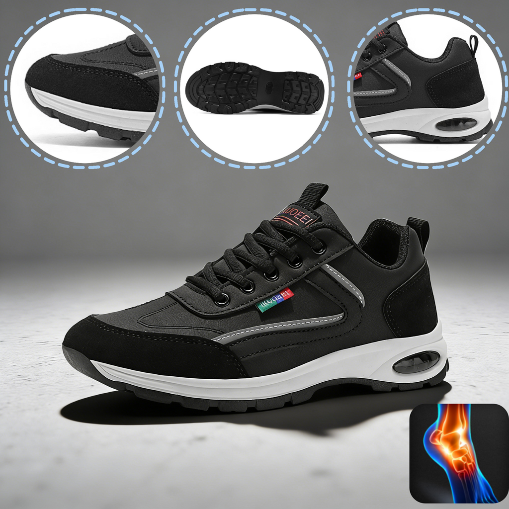 Mazomen® 【⏰Μισή τιμή σήμερα👟】 Αυτά τα παπούτσια είναι ιδανικά για ολοήμερες δραστηριότητες | Σχεδιασμός στήριξης καμάρας | Ανακουφίζει αποτελεσματικά από την κόπωση | Ανακουφίζει από τον πόνο | Βελτιωμένη αδιάβροχη και αντιολισθητική απόδοση👞
