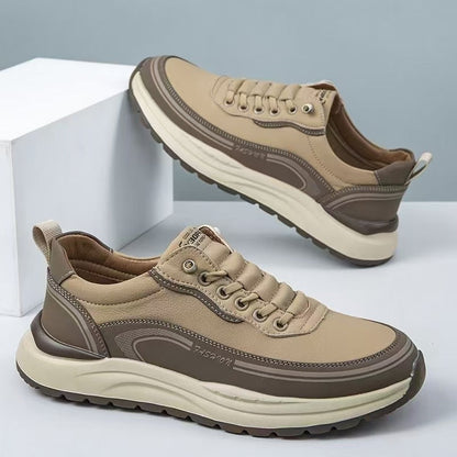 Mazomen®【⏰Μαύρα 50% έκπτωση👟】 Παπούτσια πεζοπορίας | δέρμα υψηλής ποιότητας | ραμμένα στο χέρι