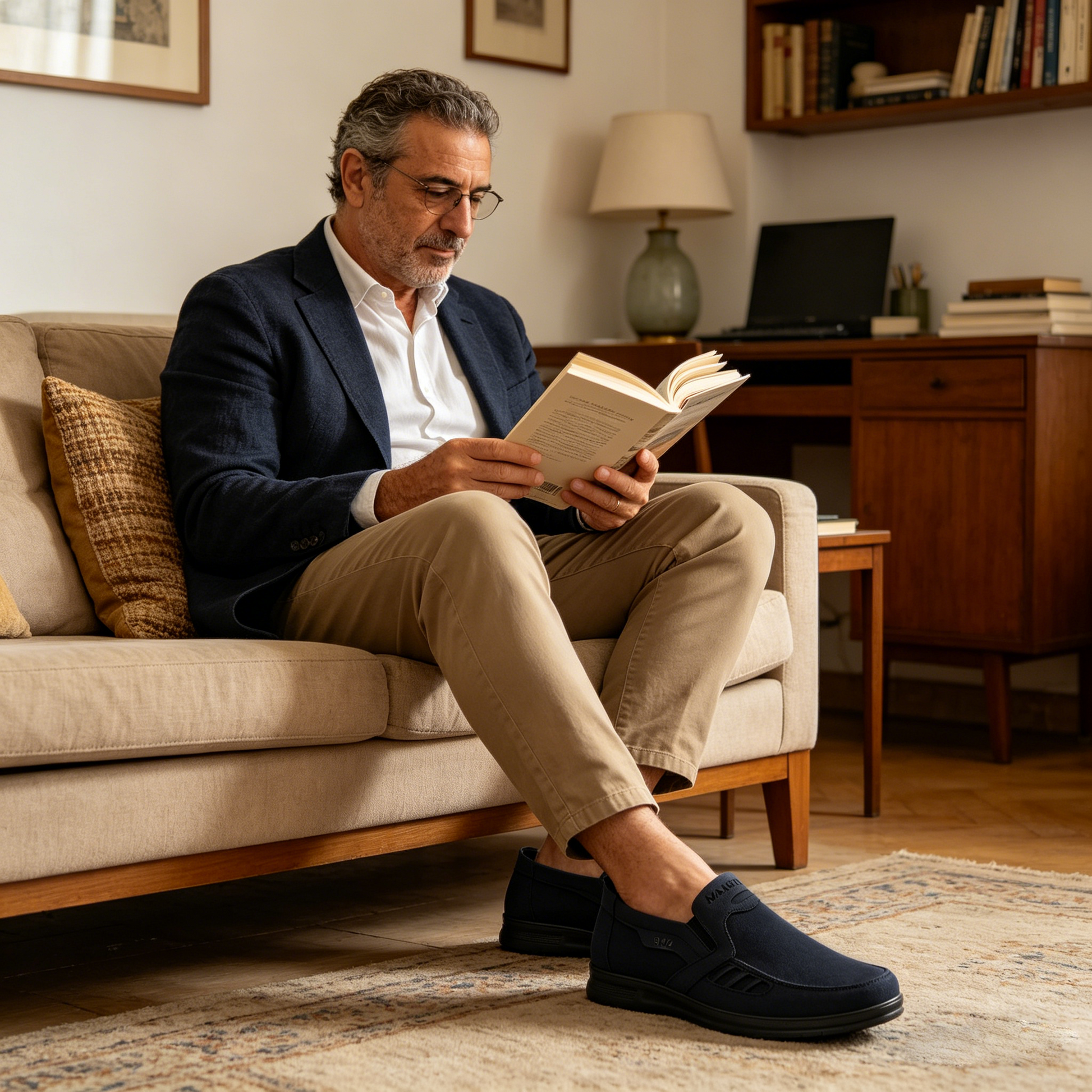 Mazomen® 【⏰Μισή τιμή σήμερα👟】 Αυτά τα παπούτσια είναι κατάλληλα για ολοήμερες δραστηριότητες | Σχεδιασμός στήριξης καμάρας | Ανακουφίζει αποτελεσματικά από την κόπωση | Ανακουφίζει από τον πόνο | Βελτιωμένη αδιάβροχη και αντιολισθητική απόδοση👞