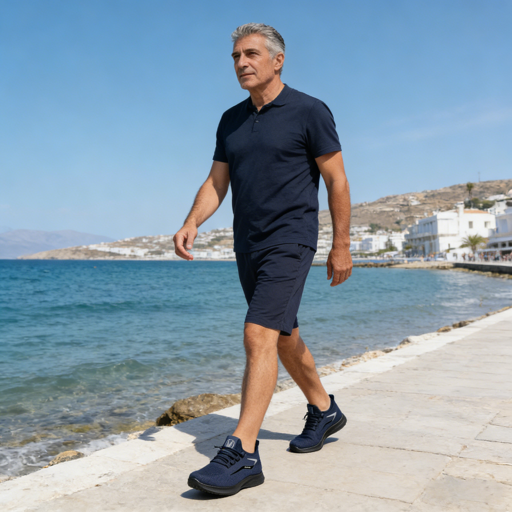 Mazomen® 【⏰Μισή τιμή σήμερα👟】 Αυτά τα παπούτσια είναι ιδανικά για ολοήμερες δραστηριότητες | Σχεδιασμός στήριξης καμάρας | Ανακουφίζει αποτελεσματικά από την κόπωση | Ανακουφίζει από τον πόνο | Βελτιωμένη αδιάβροχη και αντιολισθητική απόδοση👞