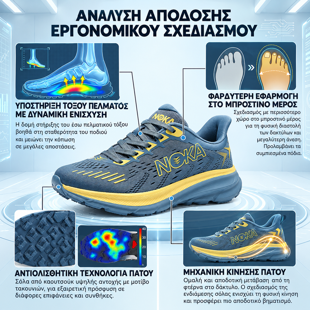 🔥 Τελευταία μέρα! Έκπτωση 30% 🎁 Άνετα αθλητικά παπούτσια — ορθοπεδικά υποδήματα σχεδιασμένα για άτομα με προβλήματα στα πόδια ✅ Προσφέρουν υποστήριξη της καμάρας και ανακουφίζουν από τον πόνο στις αρθρώσεις και τα πόδια.（副本）