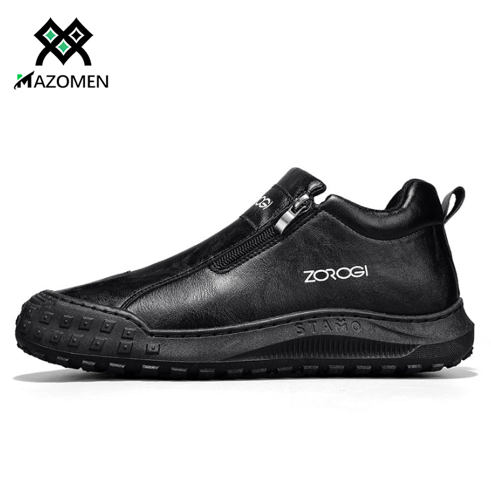 Mazomen® 【🔥50% Έκπτωση | Μην το χάσετε! ⏰】Γνήσιο Δέρμα Υψηλής Ποιότητας | Ανδρική Μόδα | Ανακουφίζει από τον Πόνο των Ποδιών | Αντιολισθητική Σόλα | Κατάλληλο για Περπάτημα και Εργασία👞