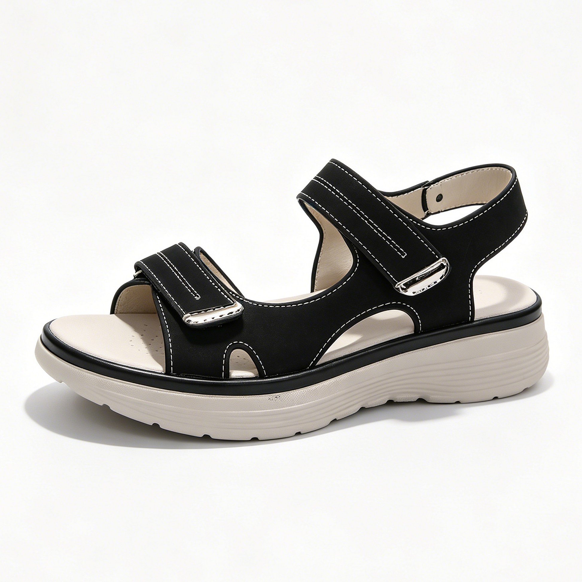 Zapatos ortopédicos FOUNNE® [🔥¡Hoy a mitad de precio!🎁] 🎉 ¡Nuevas sandalias para mujer! | Frescas y transpirables | 👟 Plantillas de espuma viscoelástica | 🚶‍♂️ Caminar sin dolor | Soporte ortopédico + Experiencia cómoda