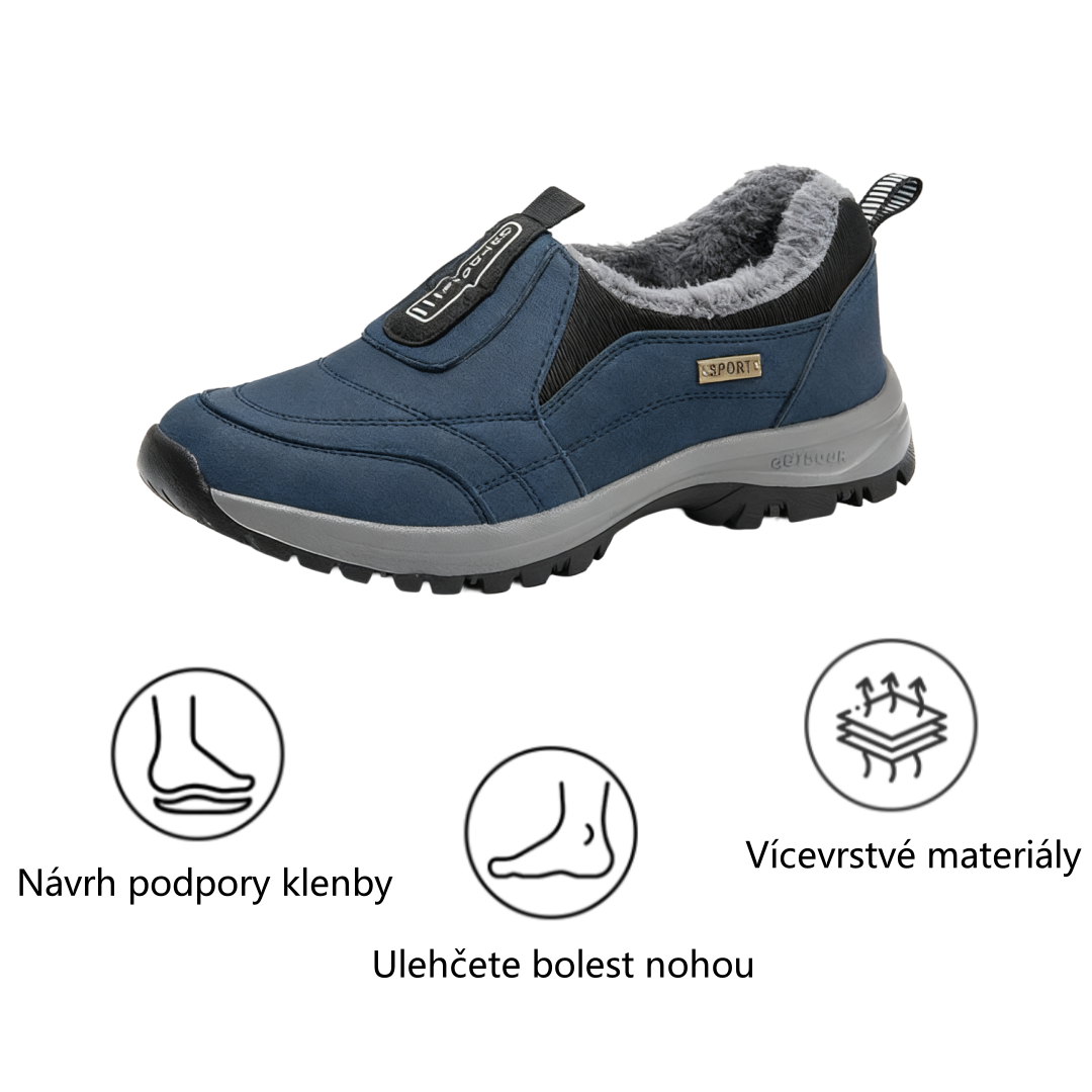 ⚡Omezený slevy 50% —— Ergonomická ortopedická obuv s chloupkatou podšívkou, ulevuje od bolestí nohou, zad a kloubů, unisex