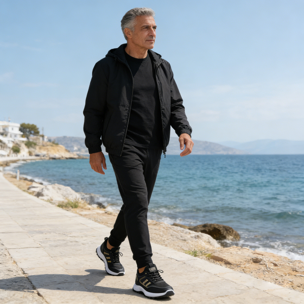 MAZOMEN® 【🔥ΣΗΜΕΡΑ ΜΕ ΕΚΠΤΩΣΗ 60% 🎁】 Άνετα παπούτσια για περπάτημα | Ελαφριά και ανθεκτικά αθλητικά παπούτσια👟 | Περπάτημα χωρίς κόπωση όλη μέρα | Υποστήριξη καμάρας | Ανακουφίζει αποτελεσματικά από προβλήματα ποδιών✅