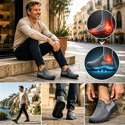 Ορθωτικά Παπούτσια MAZOMEN® 🔥 50% Έκπτωση 🎁 Άνετα Παπούτσια για Περπάτημα 👟 Στήριξη της Αψίδας, Ανακουφίζει Αποτελεσματικά από τον Πόνο του Ποδιού, τον Πόνο της Αψίδας και την Κόπωση των Ποδιών ✅