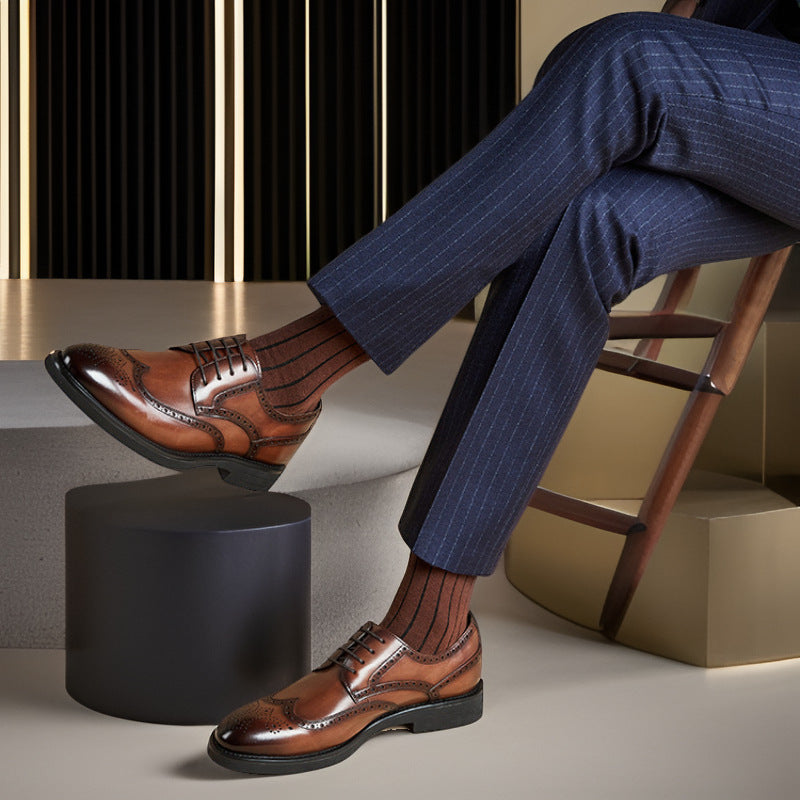 Mazomen®【🎁Σήμερα με έκπτωση 50%】✅Δερμάτινα παπούτσια υψηλής ποιότητας | Ανακουφίζει από τον πόνο στις αρθρώσεις 👞 |Άνετο περπάτημα