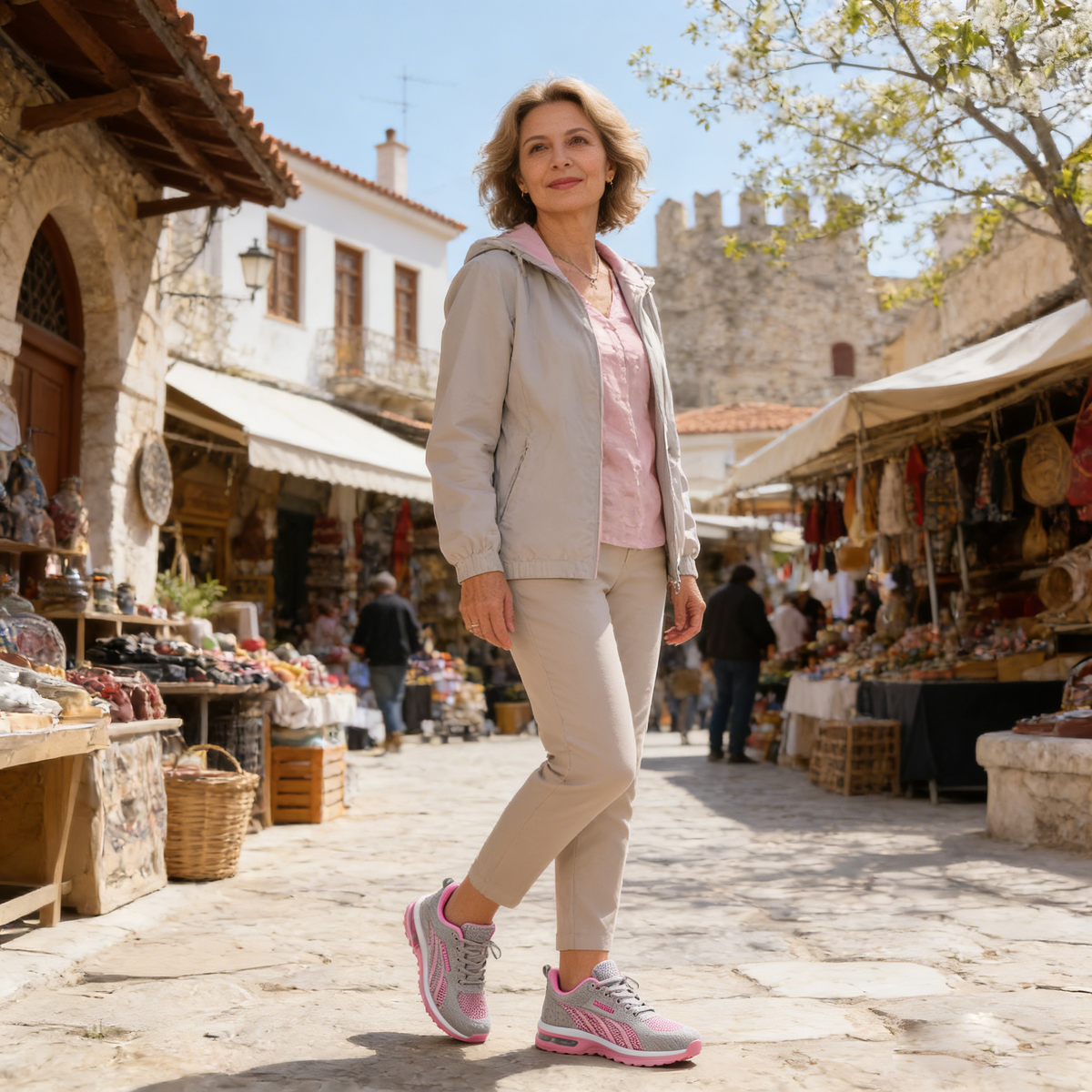 Mazomen® 【⏰Νέα Άφιξη | 50% Έκπτωση🔥】Ένα ζευγάρι παπούτσια λύνει όλα τα προβλήματά σας | Στήριξη καμάρας | Ανακουφίζει από την κόπωση και τον πόνο | Βελτιώνει τον ορισμό των μυών των ποδιών | Ανθεκτικό | Αδιάβροχο και αντιολισθητικό👟