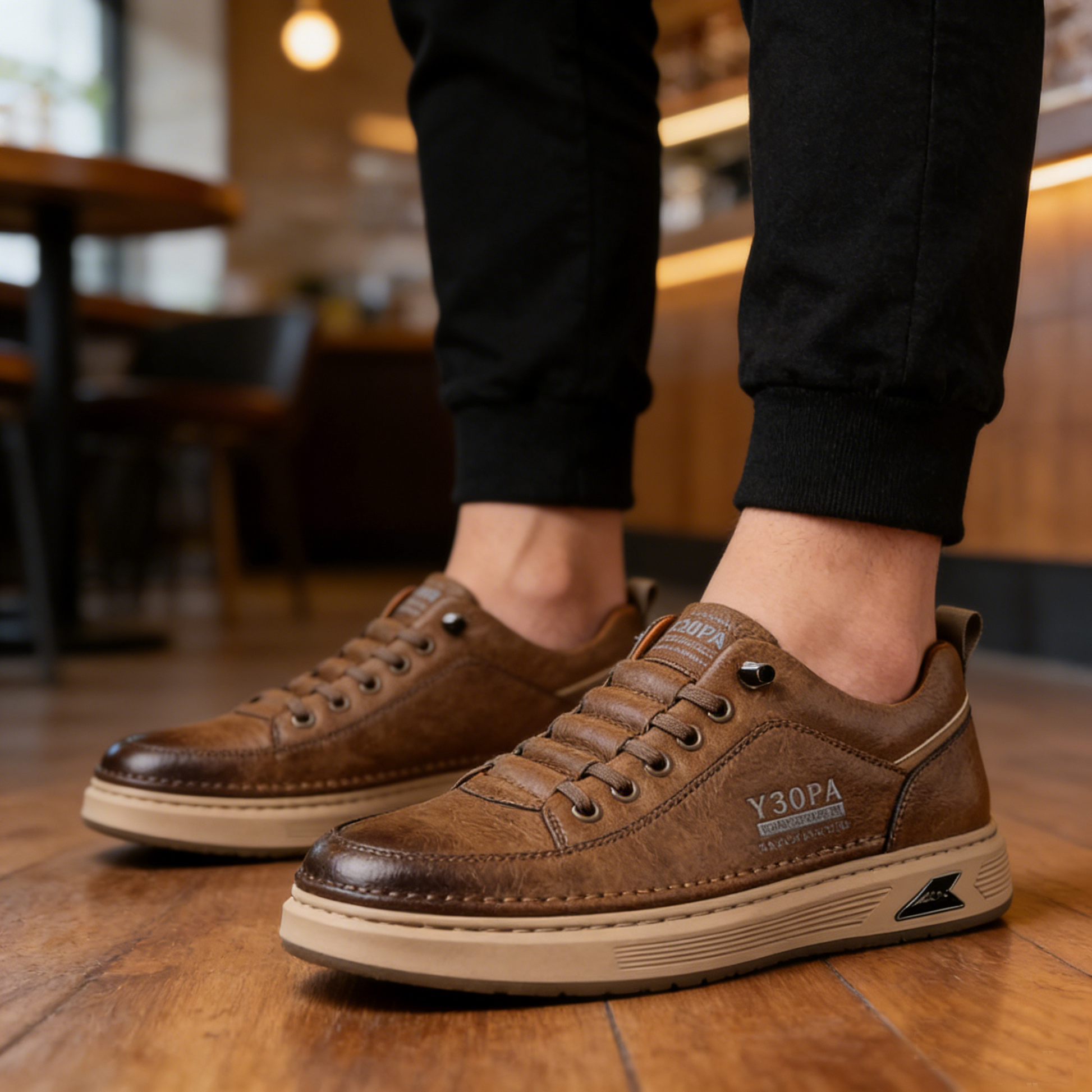 Mazomen®【⏰50% έκπτωση για περιορισμένο χρονικό διάστημα! 】Πολυτελή δερμάτινα παπούτσια από αυστραλιανό δέρμα μοσχαριού | ανακούφιση από τον πόνο στα πόδια για 3 ημέρες