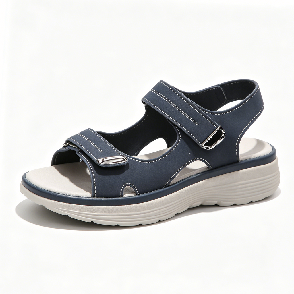 Zapatos ortopédicos FOUNNE® [🔥¡Hoy a mitad de precio!🎁] 🎉 ¡Nuevas sandalias para mujer! | Frescas y transpirables | 👟 Plantillas de espuma viscoelástica | 🚶‍♂️ Caminar sin dolor | Soporte ortopédico + Experiencia cómoda