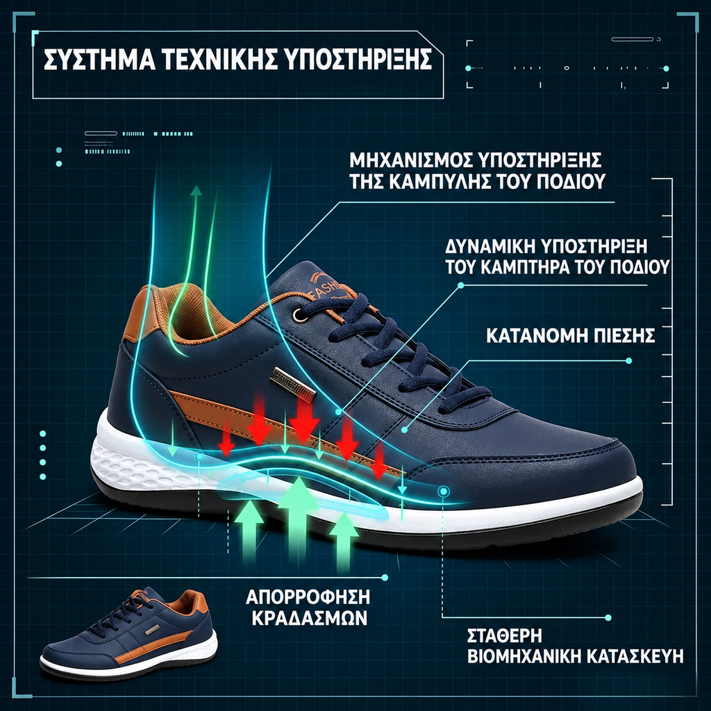 🎉Τελευταία μέρα! 70% έκπτωση! ✅ Ορθωτικά ιατρικά παπούτσια σχεδιασμένα ειδικά για άτομα με προβλήματα στα πόδια, παρέχοντας στήριξη στην καμάρα και ανακουφίζοντας από τον πόνο στην πλάτη, τις αρθρώσεις και τα πόδια.