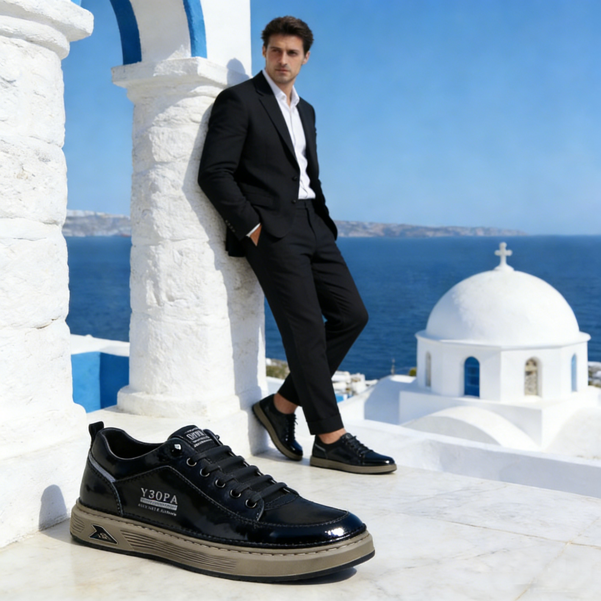 Mazomen®【⏰50% έκπτωση για περιορισμένο χρονικό διάστημα! 】Πολυτελή δερμάτινα παπούτσια από αυστραλιανό δέρμα μοσχαριού | ανακούφιση από τον πόνο στα πόδια για 3 ημέρες