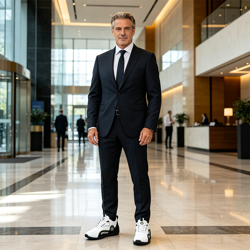 Mazomen® 【⏰Μισή τιμή σήμερα👟】 Αυτά τα παπούτσια είναι κατάλληλα για ολοήμερες δραστηριότητες | Σχεδιασμός υποστήριξης καμάρας | Ανακουφίζει αποτελεσματικά από την κόπωση | Ανακουφίζει από τον πόνο | Διορθώνει το βάδισμα | Αδιάβροχα και αντιολισθητικά👞