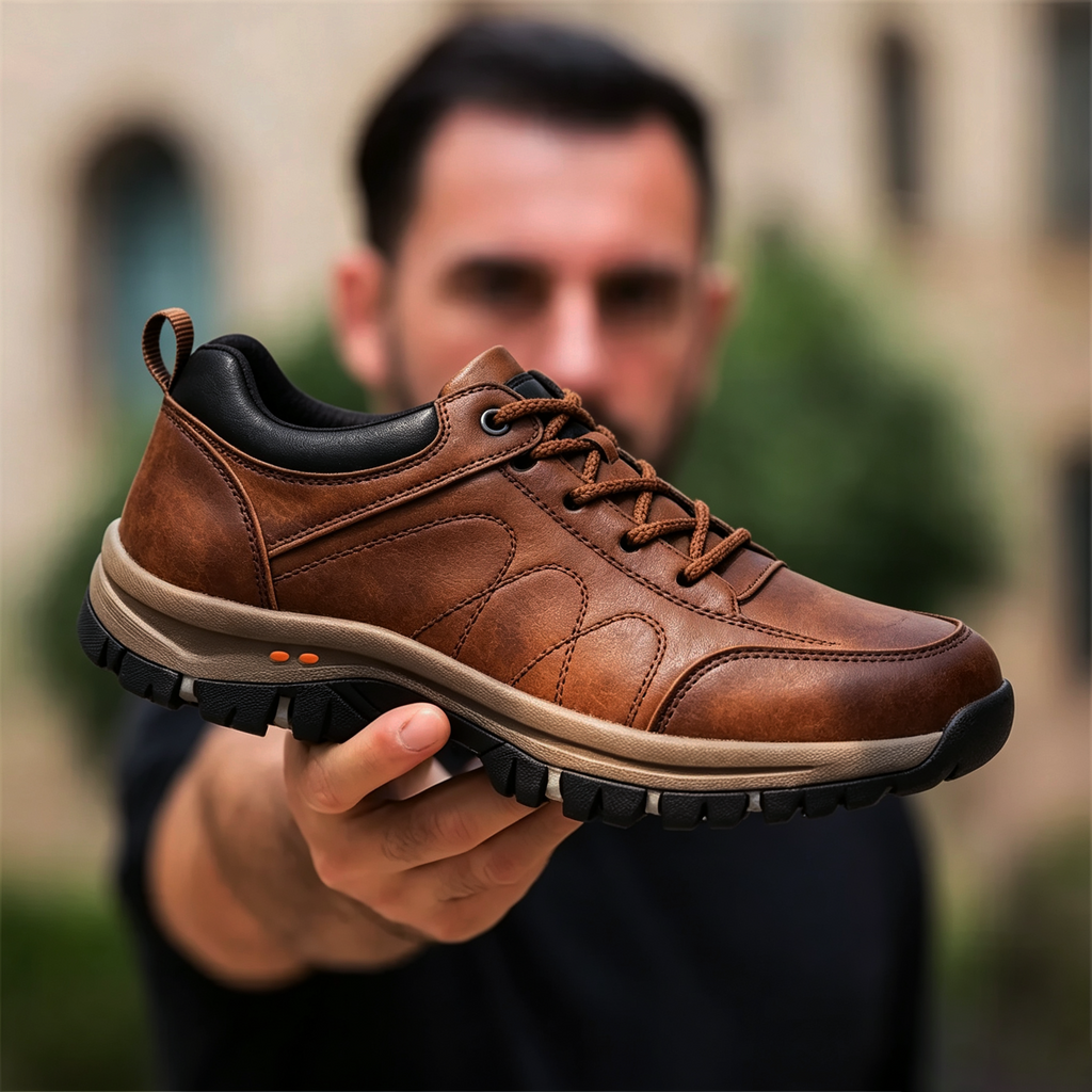 Mazomen® με 50% έκπτωση σήμερα! Έξυπνοι πάτοι ✅ Δέρμα υψηλής ποιότητας + χειροποίητα ραμμένα - απαραίτητα ορθοπεδικά παπούτσια.