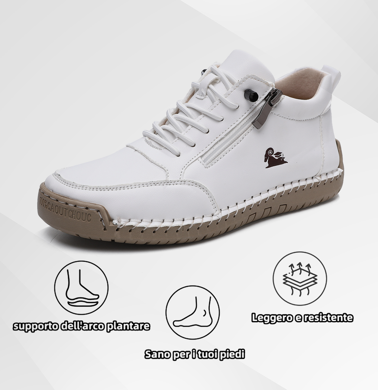 Mazomen®【🔥 50% Έκπτωση - Μην το χάσετε!】 Επιλεγμένα παπούτσια από δέρμα μοσχαριού | Ορθοπεδικά παπούτσια👞 | Ανθεκτικά  αντιολισθητικά & αδιάβροχα | στήριξη καμάρας | ανακούφιση από τον πόνο| unisex