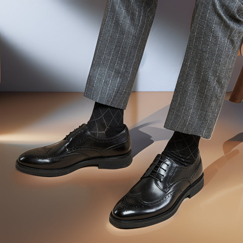 Mazomen®【🎁Σήμερα με έκπτωση 50%】✅Δερμάτινα παπούτσια υψηλής ποιότητας | Ανακουφίζει από τον πόνο στις αρθρώσεις 👞 |Άνετο περπάτημα