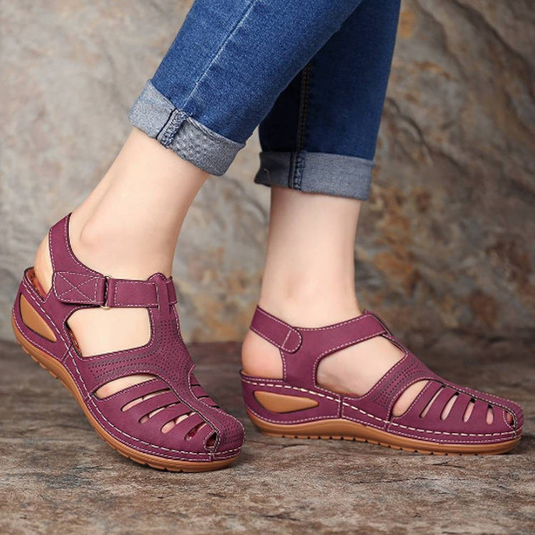 Zapatos ortopédicos FOUNNE® 【🔥 Oferta por tiempo limitado🎁】Sandalias de verano: Diseño ergonómico con construcción calada, cómodas y transpirables, alivian el dolor ✅