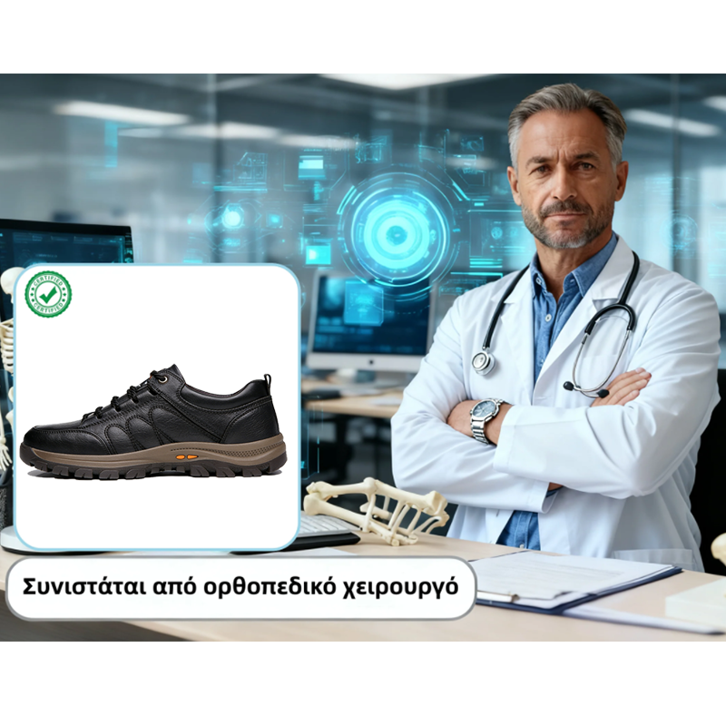 Mazomen® 【🔥Νέα Άφιξη | Περιορισμένης Διάρκειας Μισή Τιμή⏰】 Παπούτσια Υψηλής Ποιότητας από Δέρμα | Γνήσιο Δέρμα | Αδιάβροχα και Αντιολισθητικά | Ανακουφίζει από την Κόπωση των Ποδιών | Άμεση Άνεση 👟
