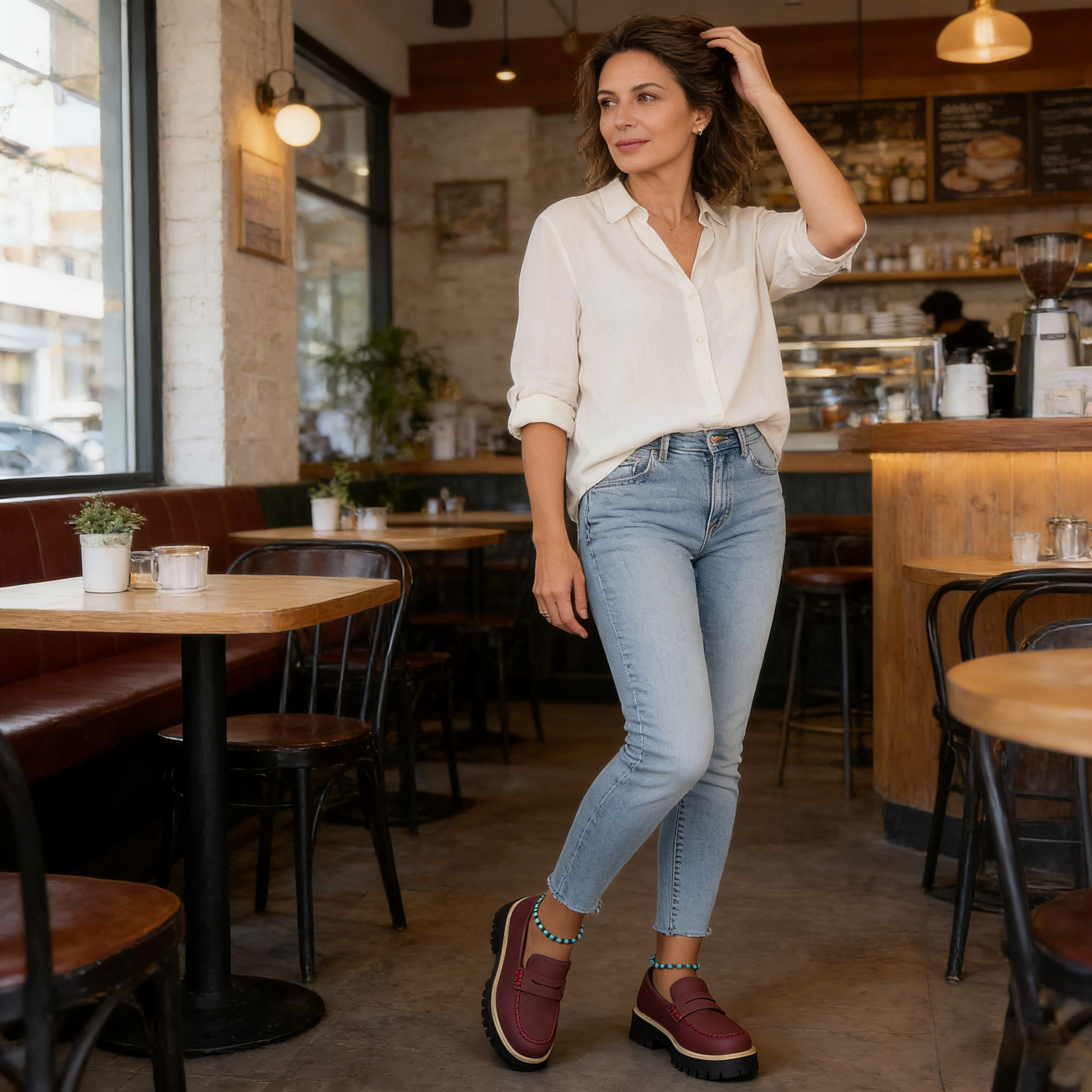 Mazomen® 【⏰Μισή τιμή σήμερα👟】Αυτά τα παπούτσια είναι ιδανικά για ολοήμερες δραστηριότητες | Σχεδιασμός στήριξης καμάρας | Ανακουφίζει αποτελεσματικά από την κόπωση | Ανακουφίζει από τον πόνο | Βελτιωμένη αντίσταση ολίσθησης👞