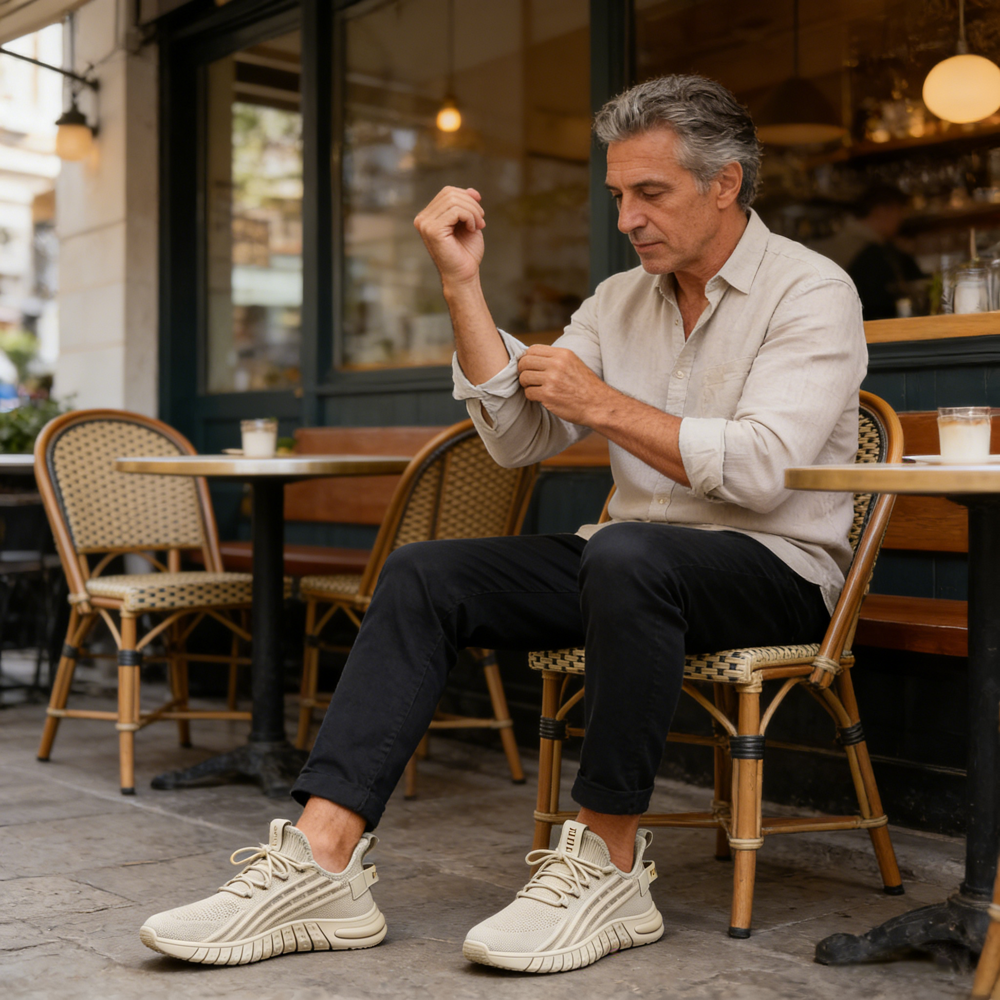 Mazomen® 【⏰Μισή τιμή σήμερα👟】Παπούτσια πεζοπορίας κατάλληλα για περπάτημα όλη μέρα | Σχεδιασμός στήριξης καμάρας | Ανακουφίζει αποτελεσματικά από την κόπωση | Ανακουφίζει από τον πόνο των ποδιών | Βελτιωμένη αδιάβροχη και αντιολισθητική απόδοση👞