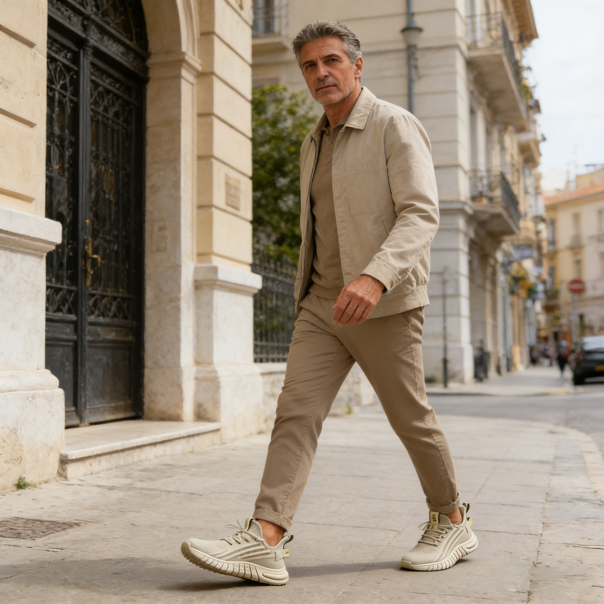 Mazomen® 【⏰Μισή τιμή σήμερα👟】Παπούτσια πεζοπορίας κατάλληλα για περπάτημα όλη μέρα | Σχεδιασμός στήριξης καμάρας | Ανακουφίζει αποτελεσματικά από την κόπωση | Ανακουφίζει από τον πόνο των ποδιών | Βελτιωμένη αδιάβροχη και αντιολισθητική απόδοση👞