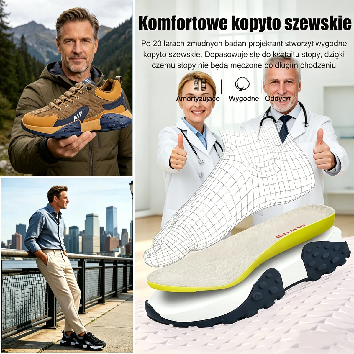 🎉Τελευταία μέρα! 50% έκπτωση!✅ Συνιστάται από γιατρό: Άνετα παπούτσια για περπάτημα, ορθοπεδικά παπούτσια κατάλληλα για άτομα με προβλήματα στα πόδια, στηρίζουν την καμάρα του ποδιού και ανακουφίζουν από τον πόνο στις αρθρώσεις και το πόδι.