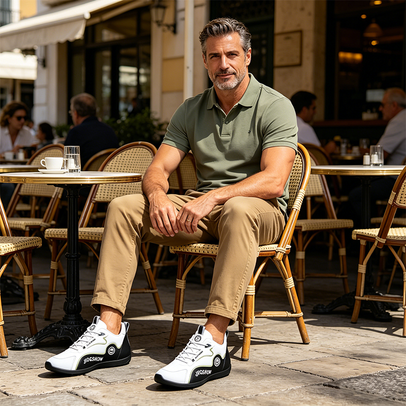 Mazomen® 【⏰Μισή τιμή σήμερα👟】 Αυτά τα παπούτσια είναι κατάλληλα για ολοήμερες δραστηριότητες | Σχεδιασμός υποστήριξης καμάρας | Ανακουφίζει αποτελεσματικά από την κόπωση | Ανακουφίζει από τον πόνο | Διορθώνει το βάδισμα | Αδιάβροχα και αντιολισθητικά👞