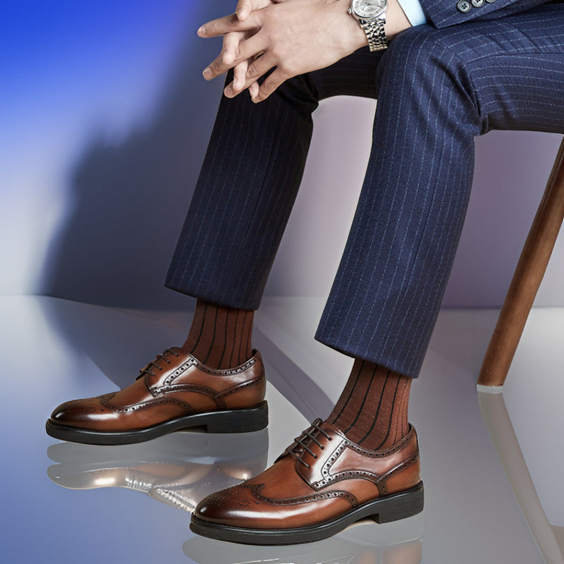 Mazomen®【🎁Σήμερα με έκπτωση 50%】✅Δερμάτινα παπούτσια υψηλής ποιότητας | Ανακουφίζει από τον πόνο στις αρθρώσεις 👞 |Άνετο περπάτημα