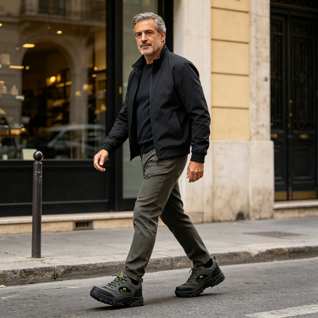 Mazomen® 【⏰Μισή τιμή σήμερα👟】Περπατήστε άνετα όλη μέρα | Σχεδιασμός υποστήριξης καμάρας | Ανακουφίζει αποτελεσματικά από την κόπωση | Ανακουφίζει από τον πόνο των ποδιών | Βελτιωμένη αδιάβροχη και αντιολισθητική απόδοση👞
