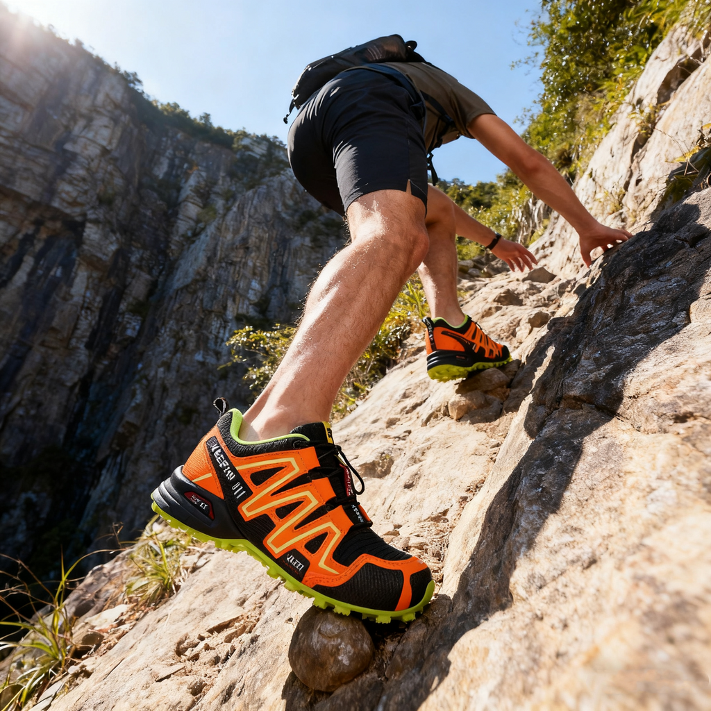 Mazomen® 【⏰Σήμερα στη μισή τιμή👟】Εργονομικά παπούτσια πεζοπορίας | Ανακουφίζουν από τον πόνο των ποδιών | Αδιάβροχα και αντιολισθητικά | Ασφαλή και άνετα | Περπατούν εύκολα όλη μέρα