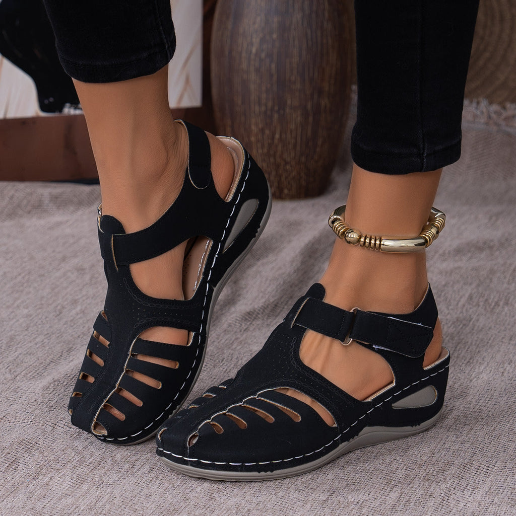Zapatos ortopédicos FOUNNE® 【🔥 Oferta por tiempo limitado🎁】Sandalias de verano: Diseño ergonómico con construcción calada, cómodas y transpirables, alivian el dolor ✅
