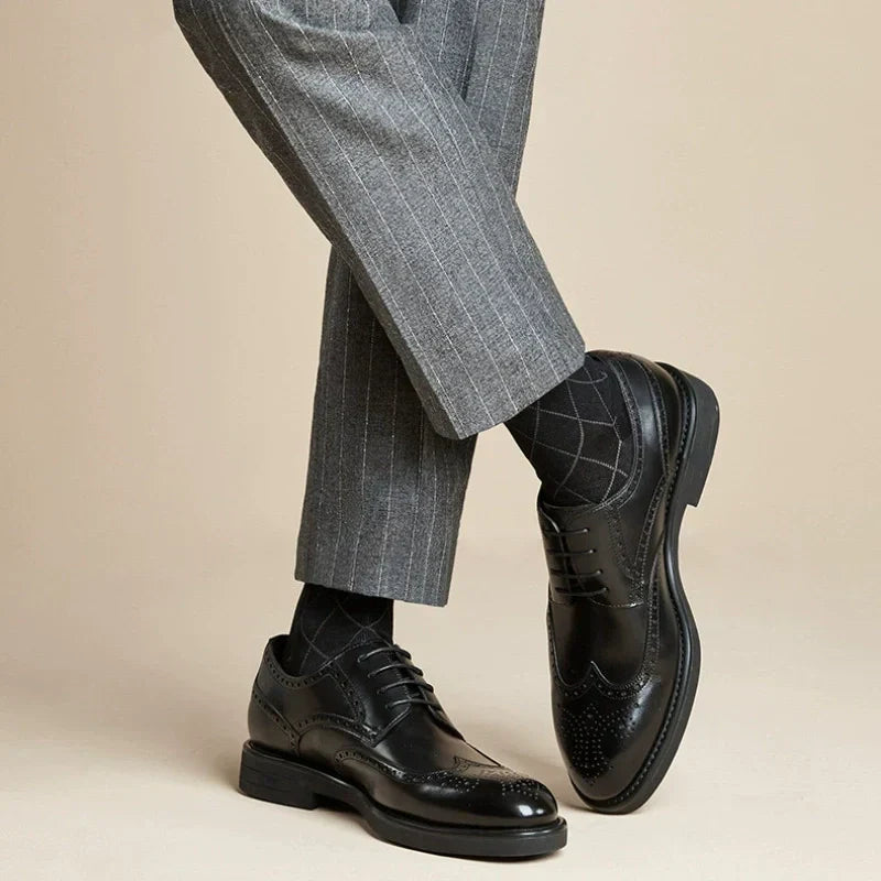 Mazomen®【🎁Σήμερα με έκπτωση 50%】✅Δερμάτινα παπούτσια υψηλής ποιότητας | Ανακουφίζει από τον πόνο στις αρθρώσεις 👞 |Άνετο περπάτημα