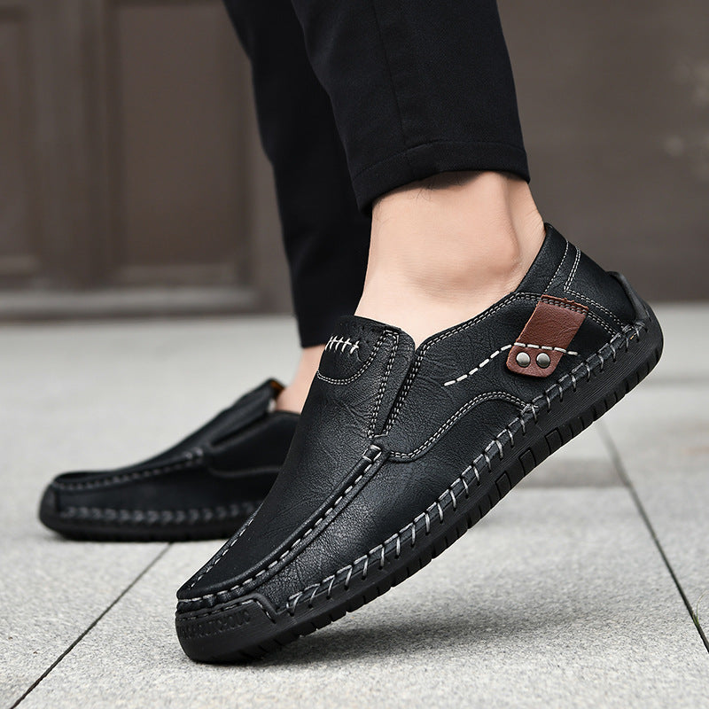 🐂 Scarpe da uomo in pelle di vitello prodotte in Australia 👞 Cucite a mano, facili da indossare e da togliere ✅ Supporto dell'arco plantare, sollievo dal dolore - camminare confortevole