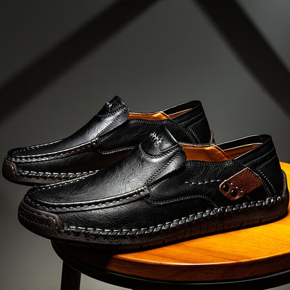 🐂 Scarpe da uomo in pelle di vitello prodotte in Australia 👞 Cucite a mano, facili da indossare e da togliere ✅ Supporto dell'arco plantare, sollievo dal dolore - camminare confortevole