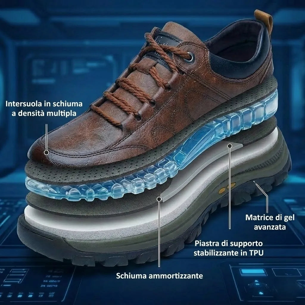Mazomen® με 50% έκπτωση σήμερα! Έξυπνοι πάτοι ✅ Δέρμα υψηλής ποιότητας + χειροποίητα ραμμένα - απαραίτητα ορθοπεδικά παπούτσια.